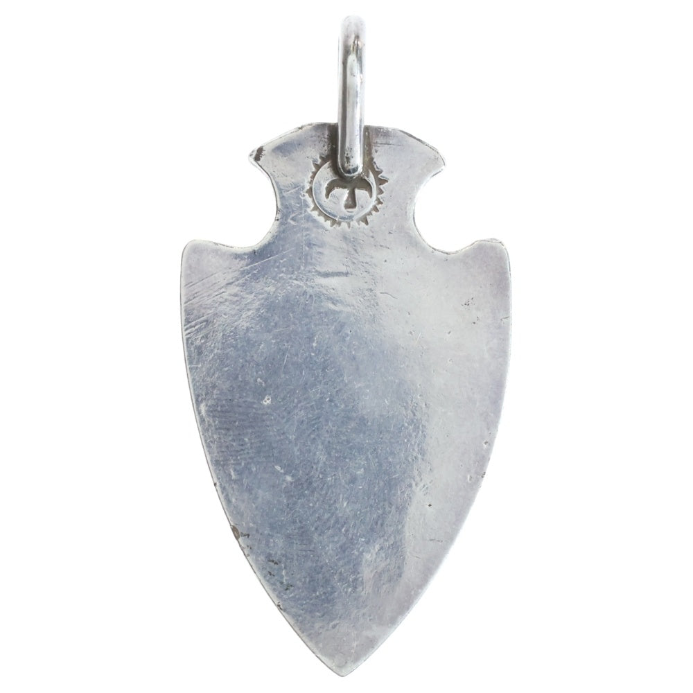 goro's(ゴローズ) メタル付き矢じり大 ペンダントトップ シルバー/ゴールド