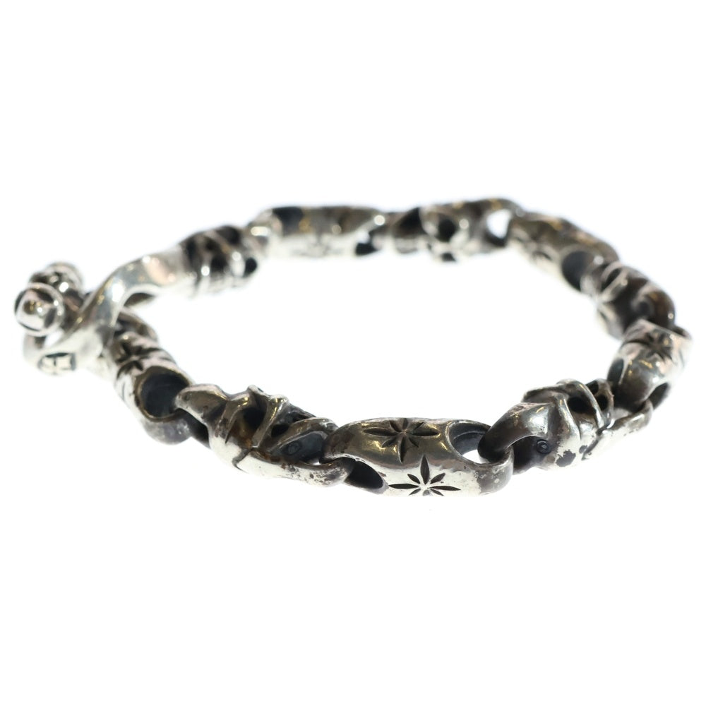 Bill Wall Leather/BWL(ビルウォールレザー) Baby Skull Mid Star Bracelet ベイビースカル ミッドスター ブレスレット シルバー