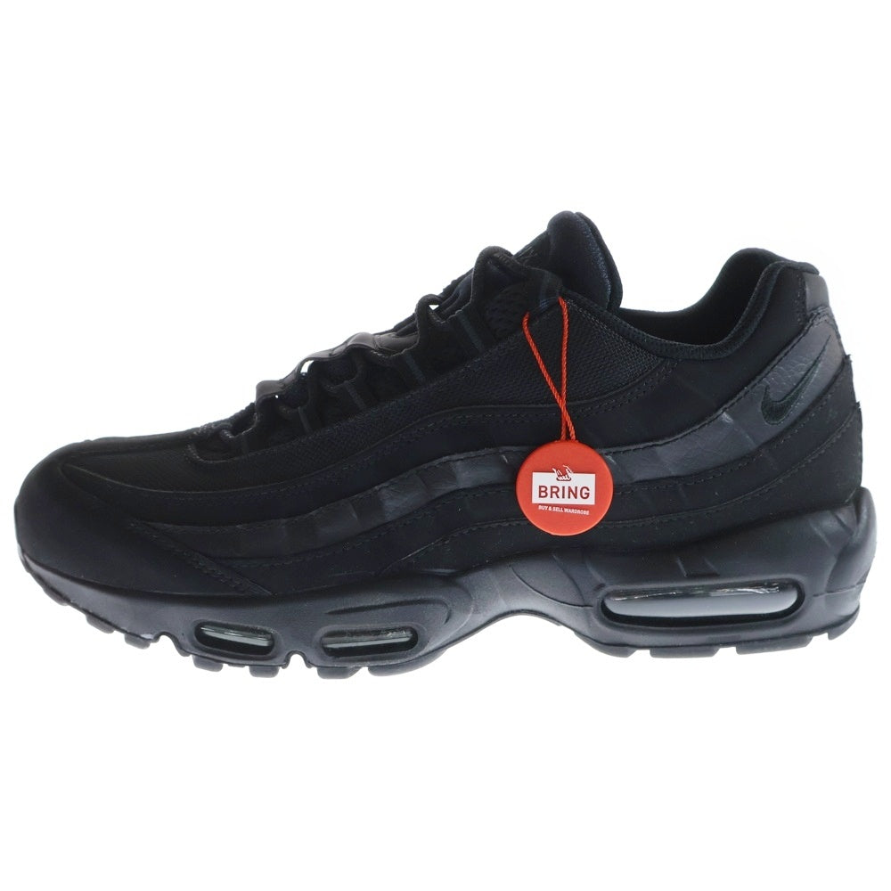 NIKE(ナイキ) AIR MAX 95 TRIPLE BLACK 609048-092 エアマックス95 トリプル ブラック ローカットスニーカー ブラック US10/28.0cm