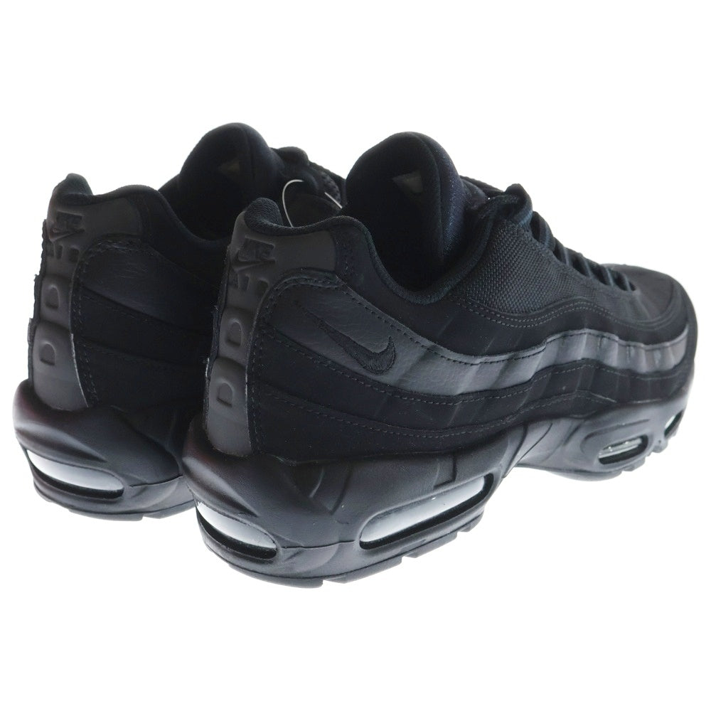 NIKE(ナイキ) AIR MAX 95 TRIPLE BLACK 609048-092 エアマックス95 トリプル ブラック ローカットスニーカー ブラック US10/28.0cm