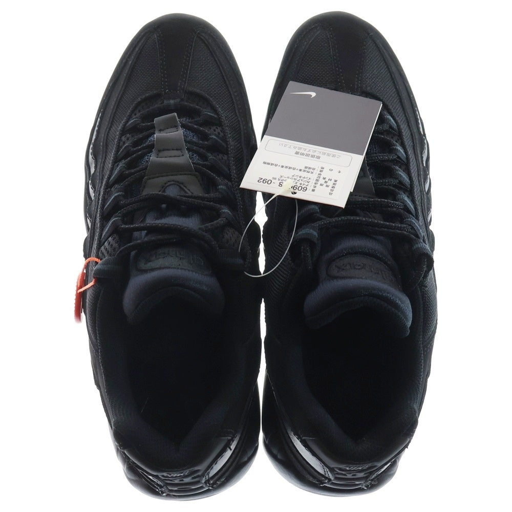 NIKE(ナイキ) AIR MAX 95 TRIPLE BLACK 609048-092 エアマックス95 トリプル ブラック ローカットスニーカー ブラック US10/28.0cm