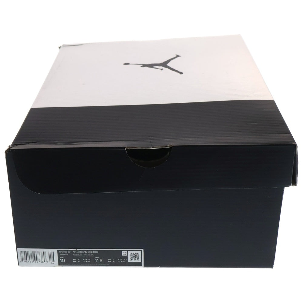 NIKE(ナイキ) AIR JORDAN 6 RETRO DX2836-001 エアジョーダン6 レトロ ハイカットスニーカー ブラック US10/28.0cm