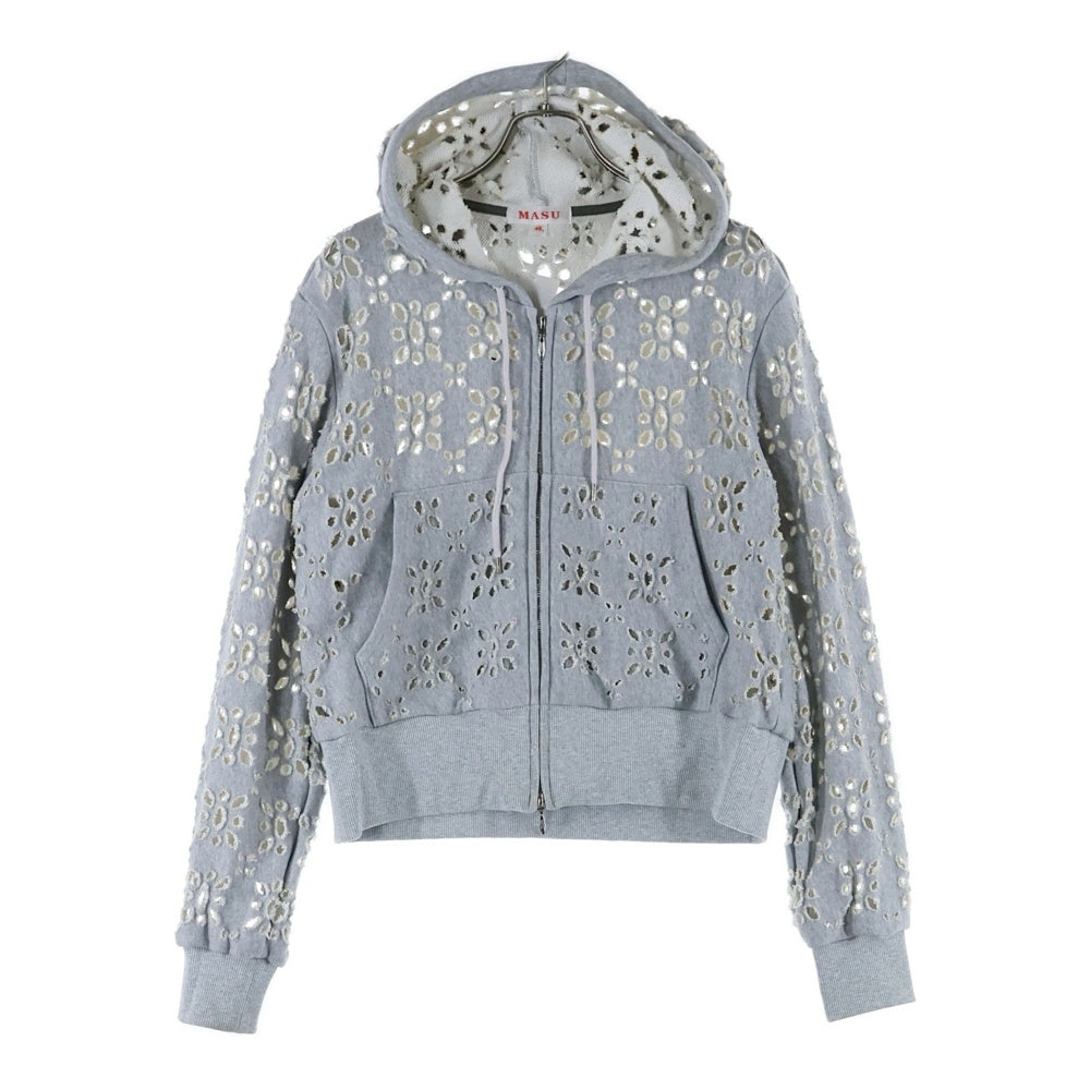MASU(エムエーエスユー) 24AW FLOWER HOLE ZIP-UP SWEAT PARKA