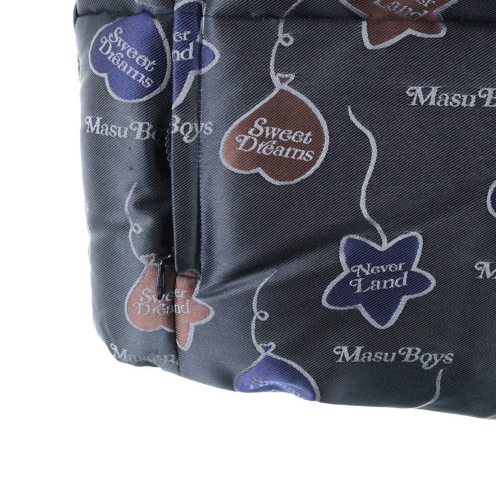 MASU(エムエーエスユー) 24AW FALLING BALLOON DOWN VEST GRAPHIC BY VERDY バルーンダウンベスト ブラック MPFW-VT0124