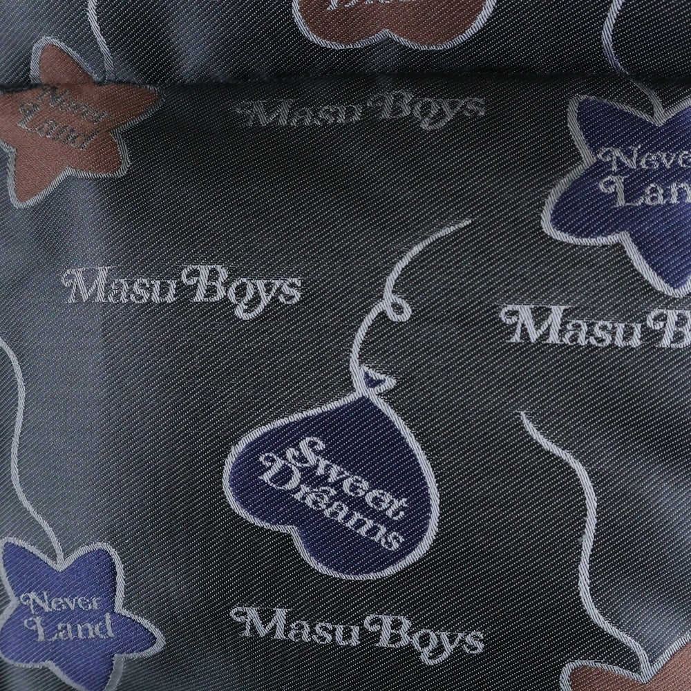 MASU(エムエーエスユー) 24AW FALLING BALLOON DOWN VEST GRAPHIC BY VERDY バルーンダウンベスト ブラック MPFW-VT0124