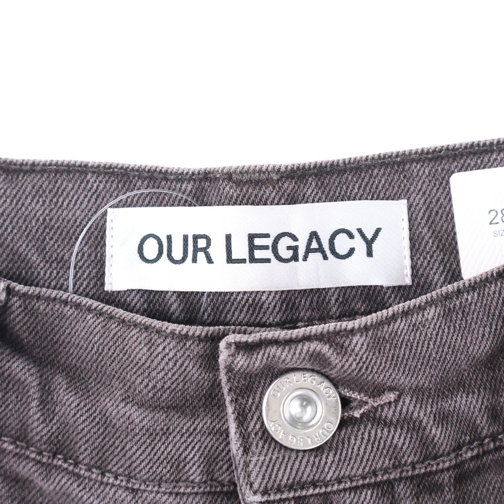 OUR LEGACY(アワーレガシー) VAST CUT DENIM ROYAL BROWN OVERDYE バストカット デニム ロイヤルブラウンオーバーダイ ブラウン M2255VCR