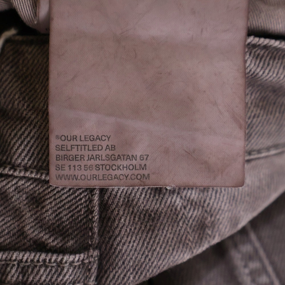 OUR LEGACY(アワーレガシー) VAST CUT DENIM ROYAL BROWN OVERDYE バストカット デニム ロイヤルブラウンオーバーダイ ブラウン M2255VCR