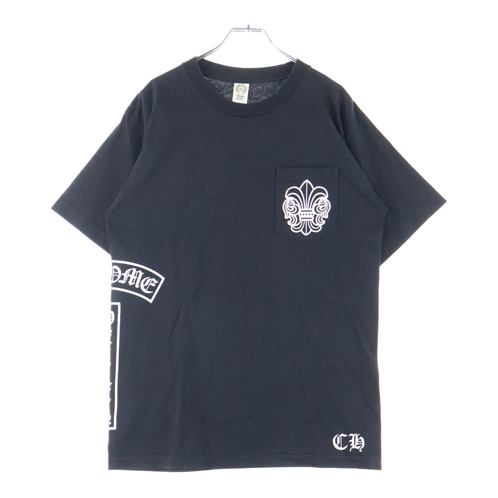 CHROME HEARTS(クロムハーツ) OLD BS FLEUR T-BAR S/S TEE オールド BSフレア 半袖Tシャツカットソー ブラック