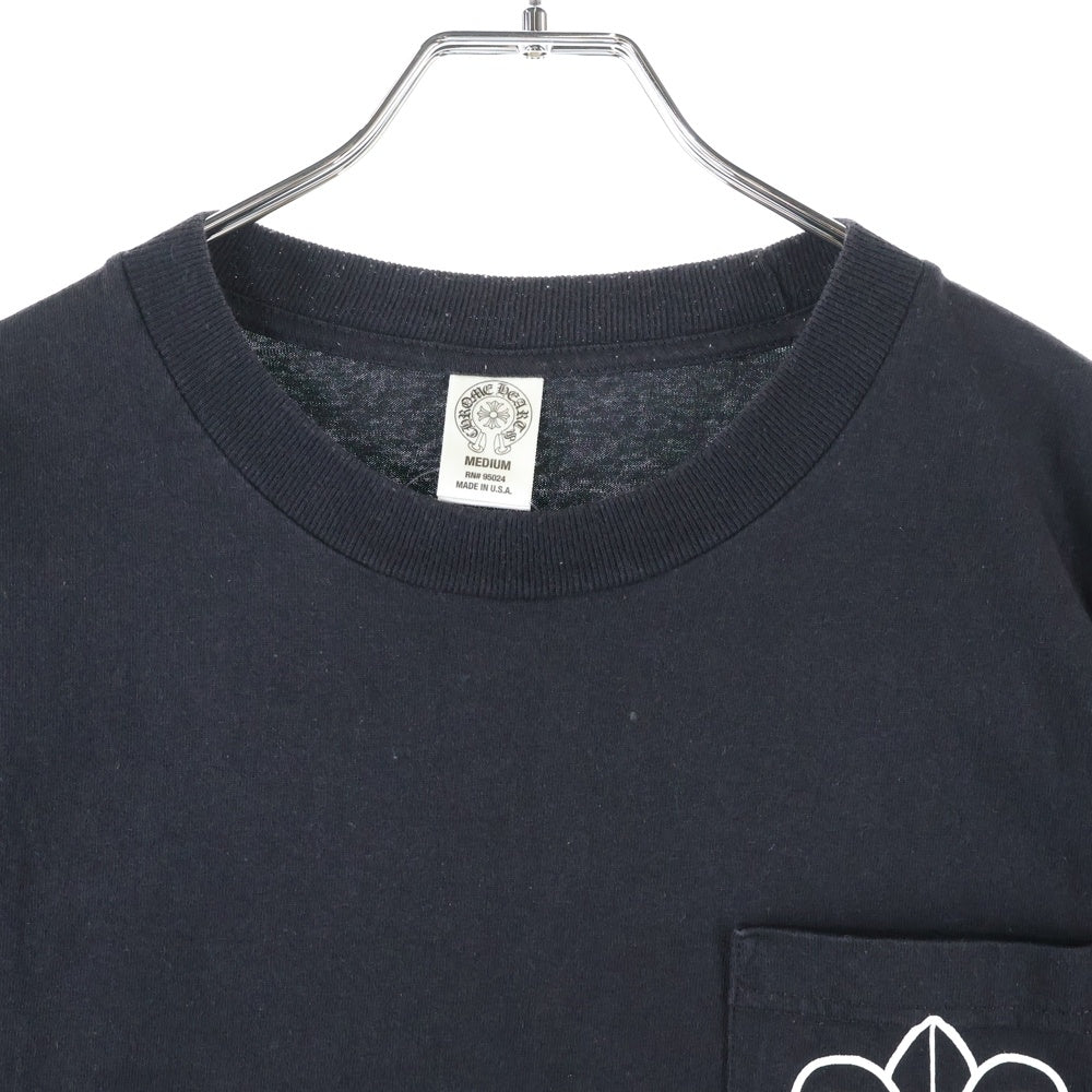 CHROME HEARTS(クロムハーツ) OLD BS FLEUR T-BAR S/S TEE オールド BSフレア 半袖Tシャツカットソー ブラック