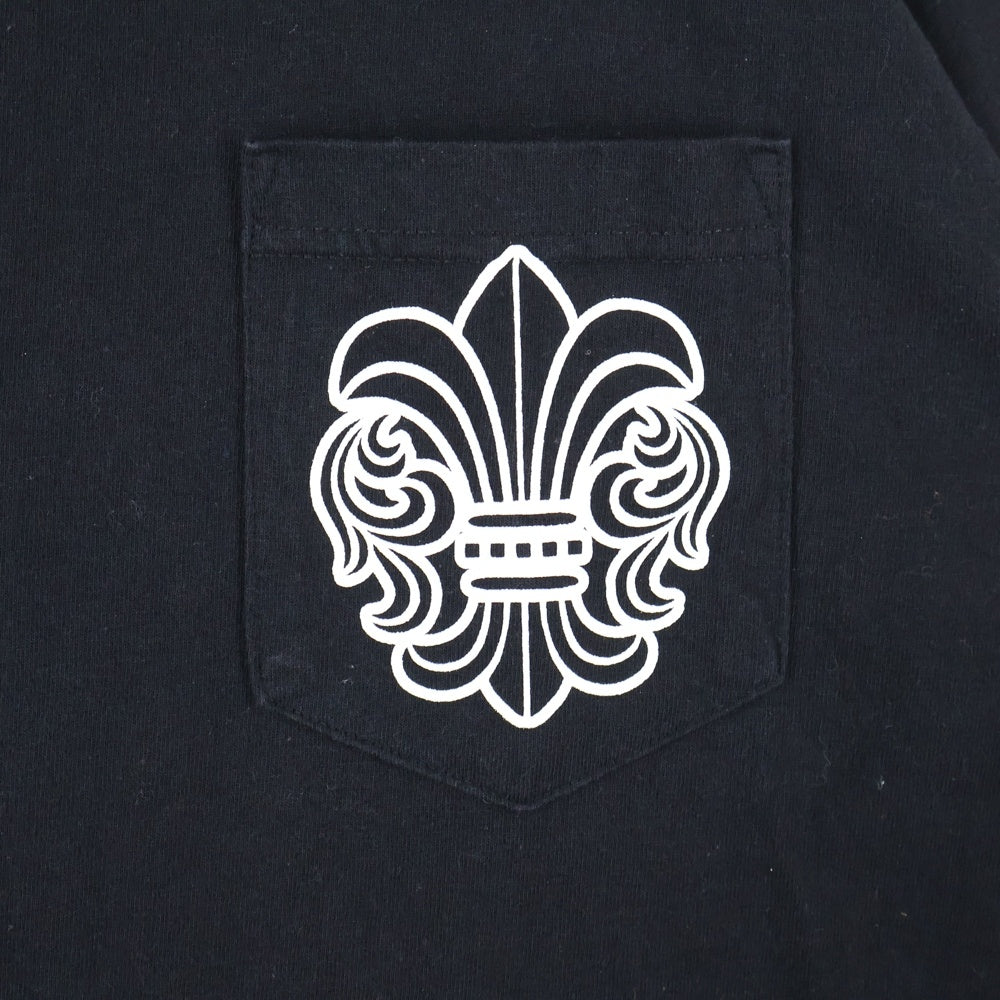 CHROME HEARTS(クロムハーツ) OLD BS FLEUR T-BAR S/S TEE オールド BSフレア 半袖Tシャツカットソー ブラック