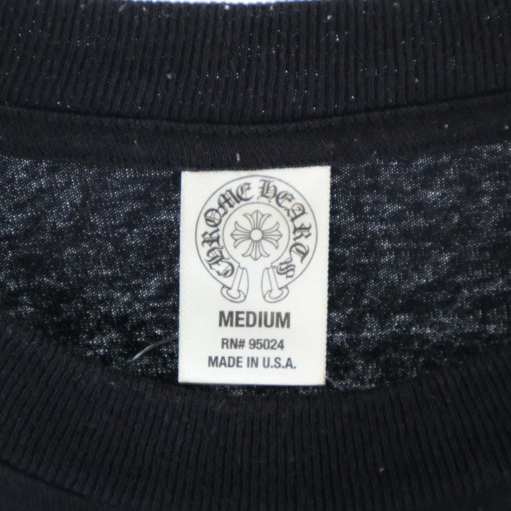 CHROME HEARTS(クロムハーツ) OLD BS FLEUR T-BAR S/S TEE オールド BSフレア 半袖Tシャツカットソー ブラック