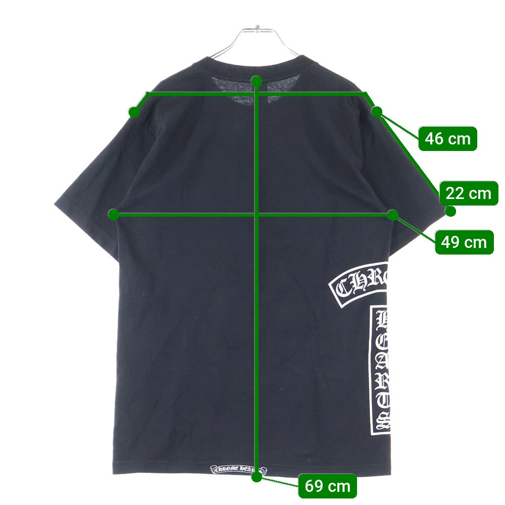 CHROME HEARTS(クロムハーツ) OLD BS FLEUR T-BAR S/S TEE オールド BSフレア 半袖Tシャツカットソー ブラック