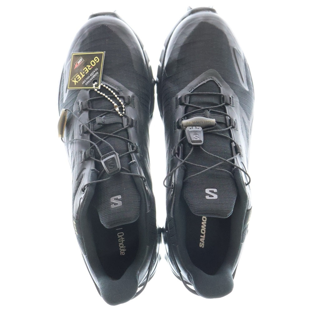 SALOMON(サロモン) SUPERCROSS 4 GORE-TEX 417316WO スパークロス 4 ゴアテックス ローカットスニーカー ブラック US8/26.0cm