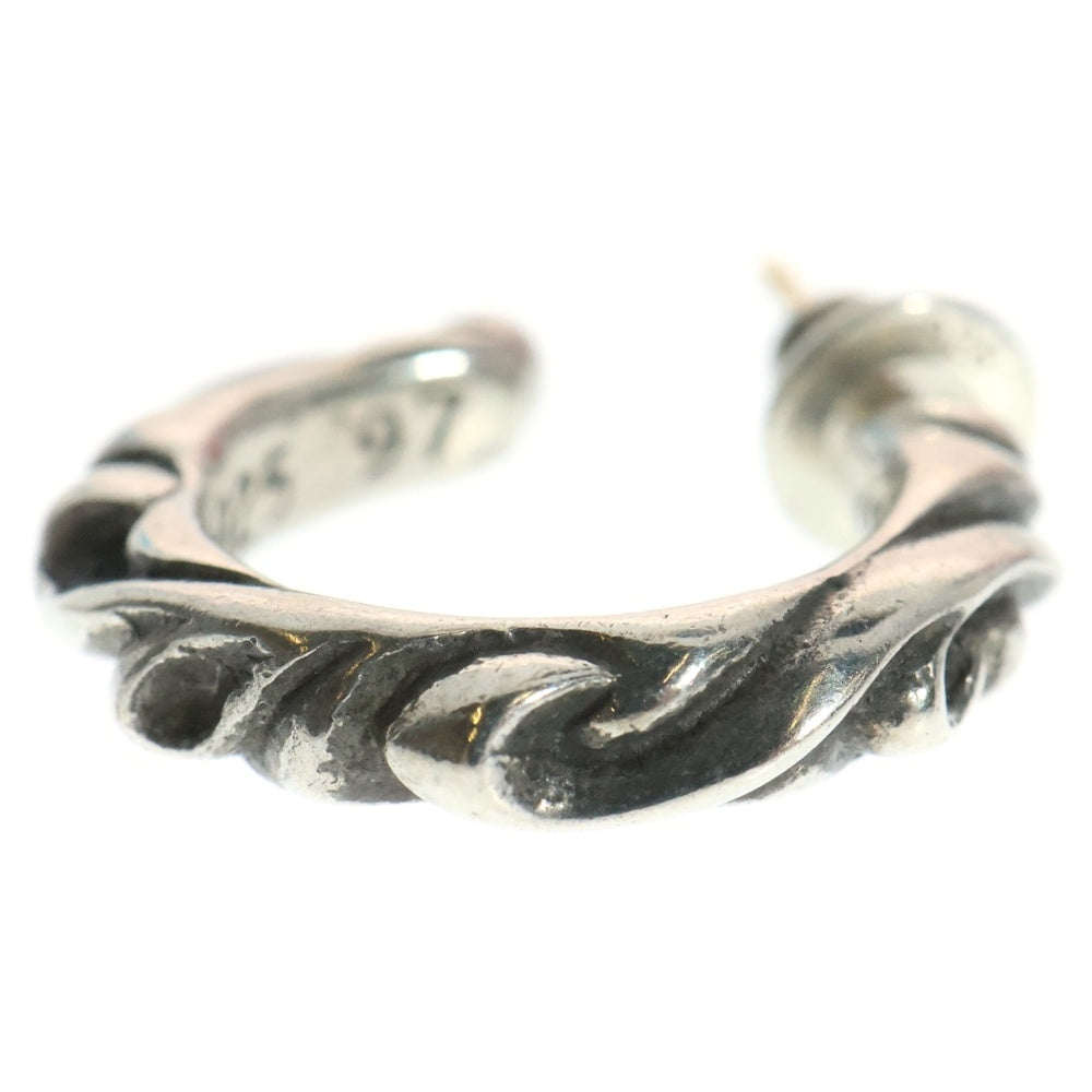 CHROME HEARTS(クロムハーツ) HOOP SCROOL スクロール フープピアス シルバー BCA102
