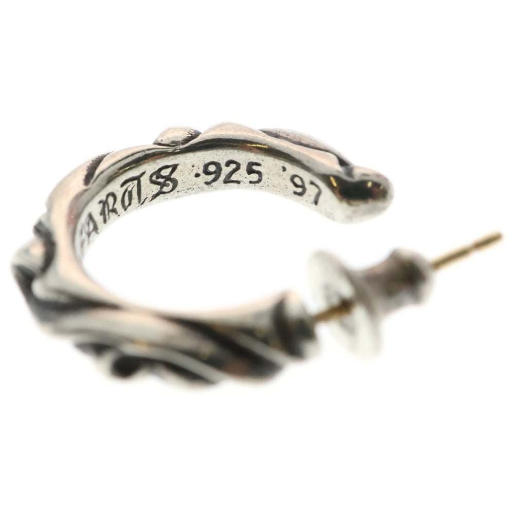 CHROME HEARTS(クロムハーツ) HOOP SCROOL スクロール フープピアス シルバー BCA102