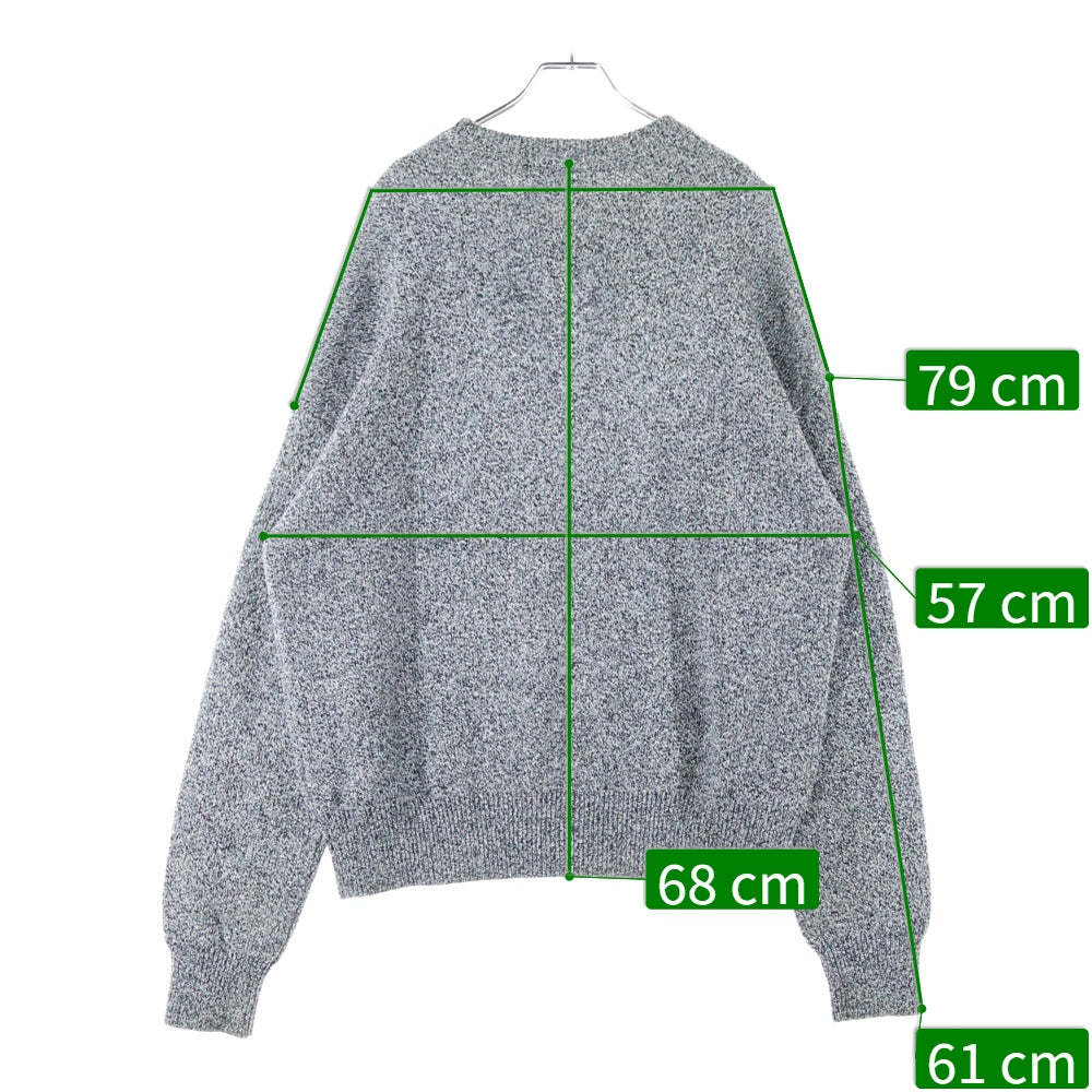 ESSENTIALS FEAR OF GOD(エッセンシャル フィアオブゴッド) FRONT LOGO KNIT フロントロゴ ニットセーター グレー RN090233