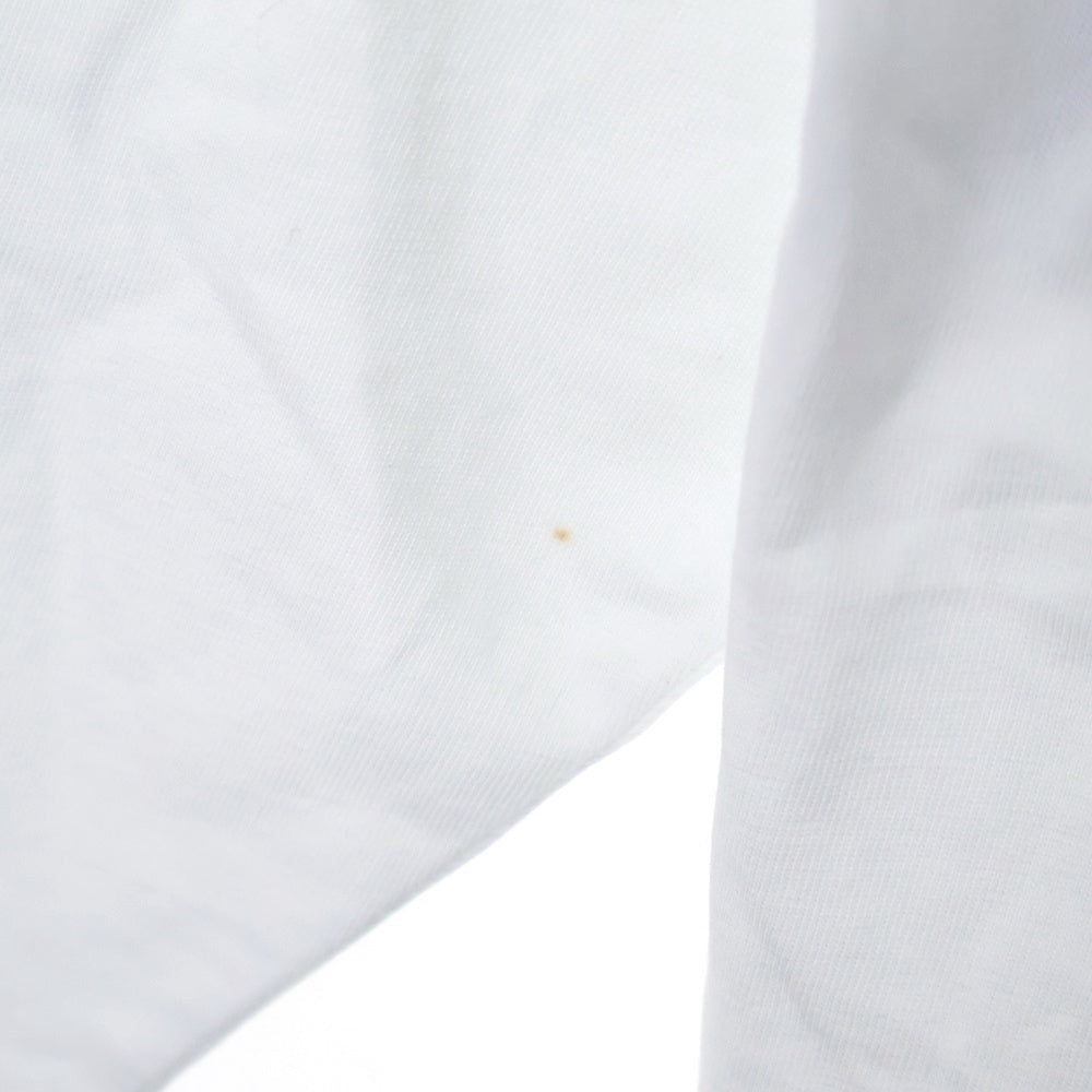 MONCLER GENIUS(モンクレール ジーニアス) 20SS Arm Patch L/S Tee1952 アームパッチ ロングスリーブ長袖Tシャツ ビッグワッペン ロゴ クルーネック ホワイト F10928D70000
