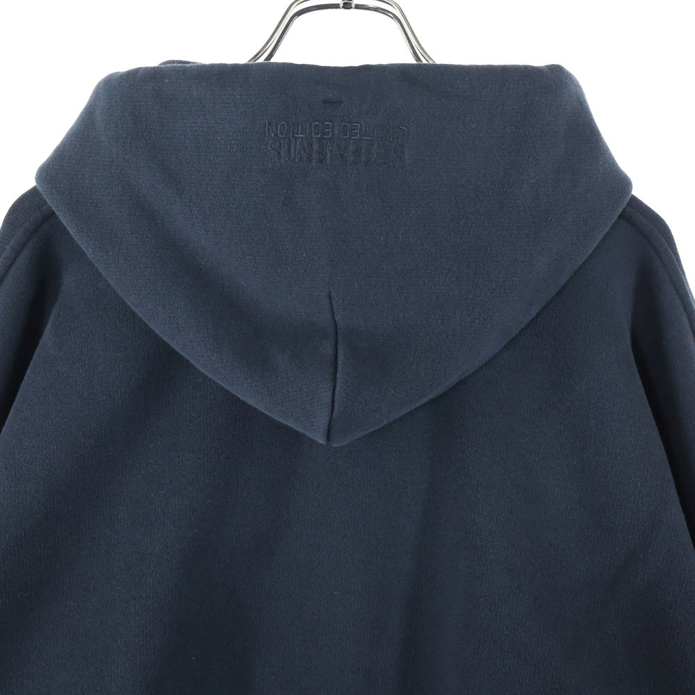 VETEMENTS(ヴェトモン) 24AW PARIS LOGO パリロゴ刺繍 スウェット プルオーバーパーカー ブラック UA65HD300B