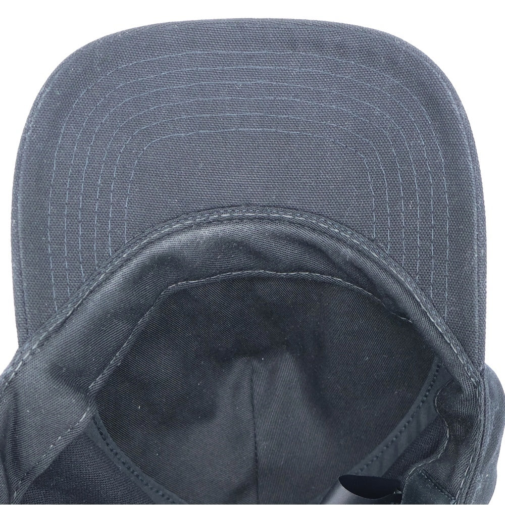 AMIRI(アミリ) FULL CANVAS MA HAT ロゴ刺繍キャップ ブラック SRAMHACP1052SMRCNA10