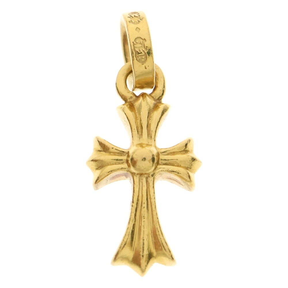 CHROME HEARTS(クロムハーツ) 22K CRS BBYFAT P/DIA ベイビーファットクロス PAVEダイヤ ペンダントトップ ゴールド BCA035