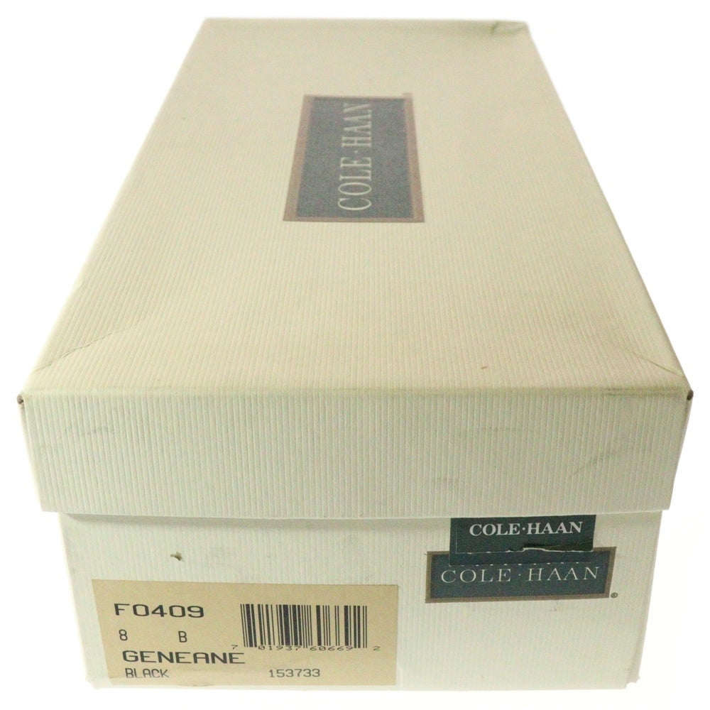 COLE HAAN(コール ハーン) GENEANE レザー ハイヒール グルカサンダル ブラック F0409