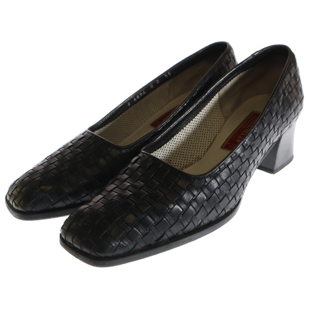 COLE HAAN(コール ハーン) KRISTINA レザー ハイヒールパンプス サンダル ブラック F6896