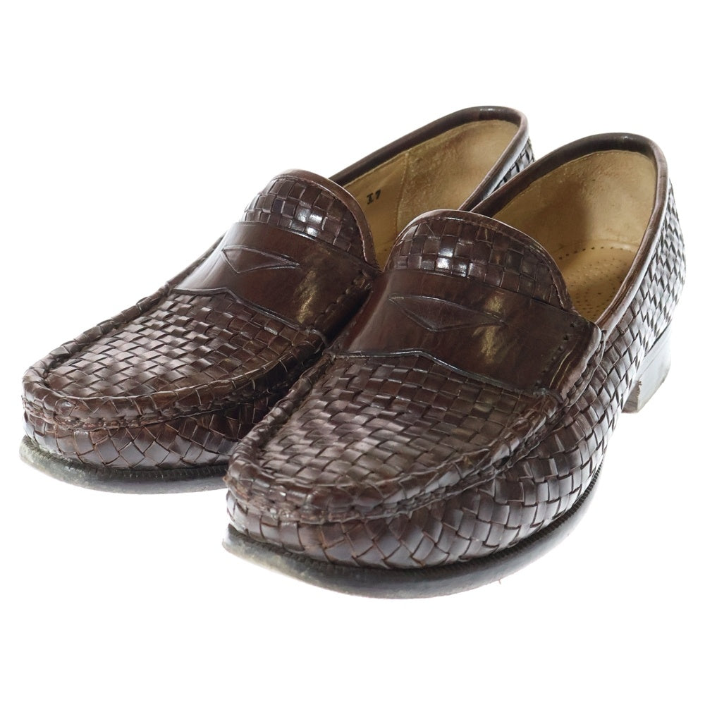 COLE HAAN(コール ハーン) TAM パテントレザー コインローファー ブラウン F0102