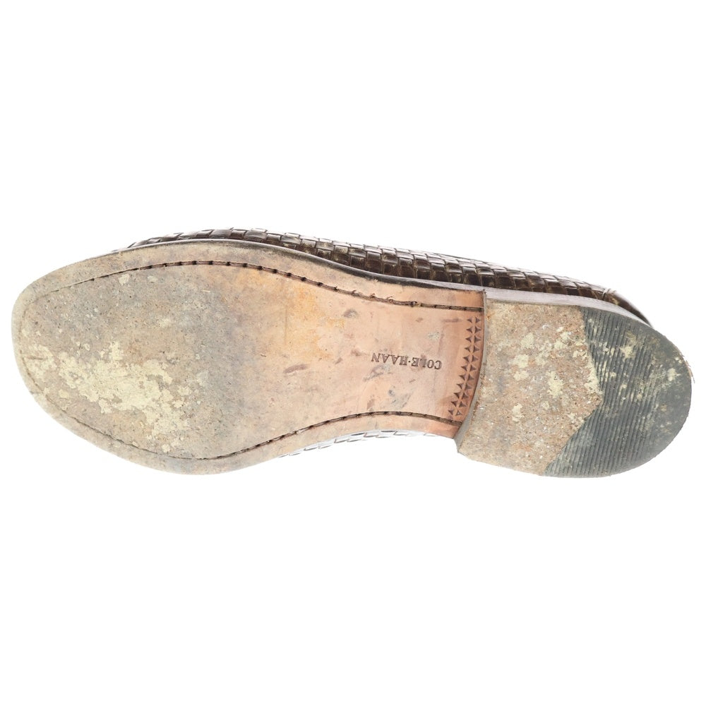 COLE HAAN(コール ハーン) TAM パテントレザー コインローファー ブラウン F0102