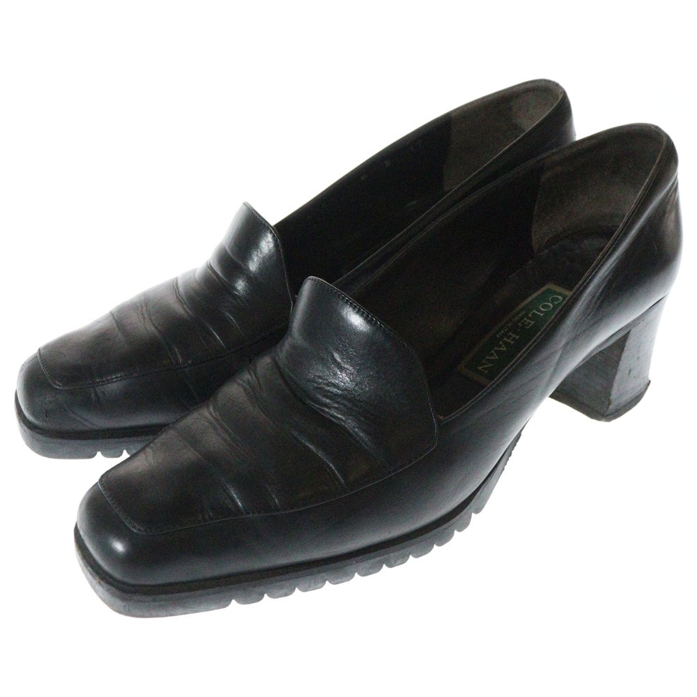 COLE HAAN(コール ハーン) タッセル ローヒール レザー ローファー パンプス シューズ ブラウン F6144