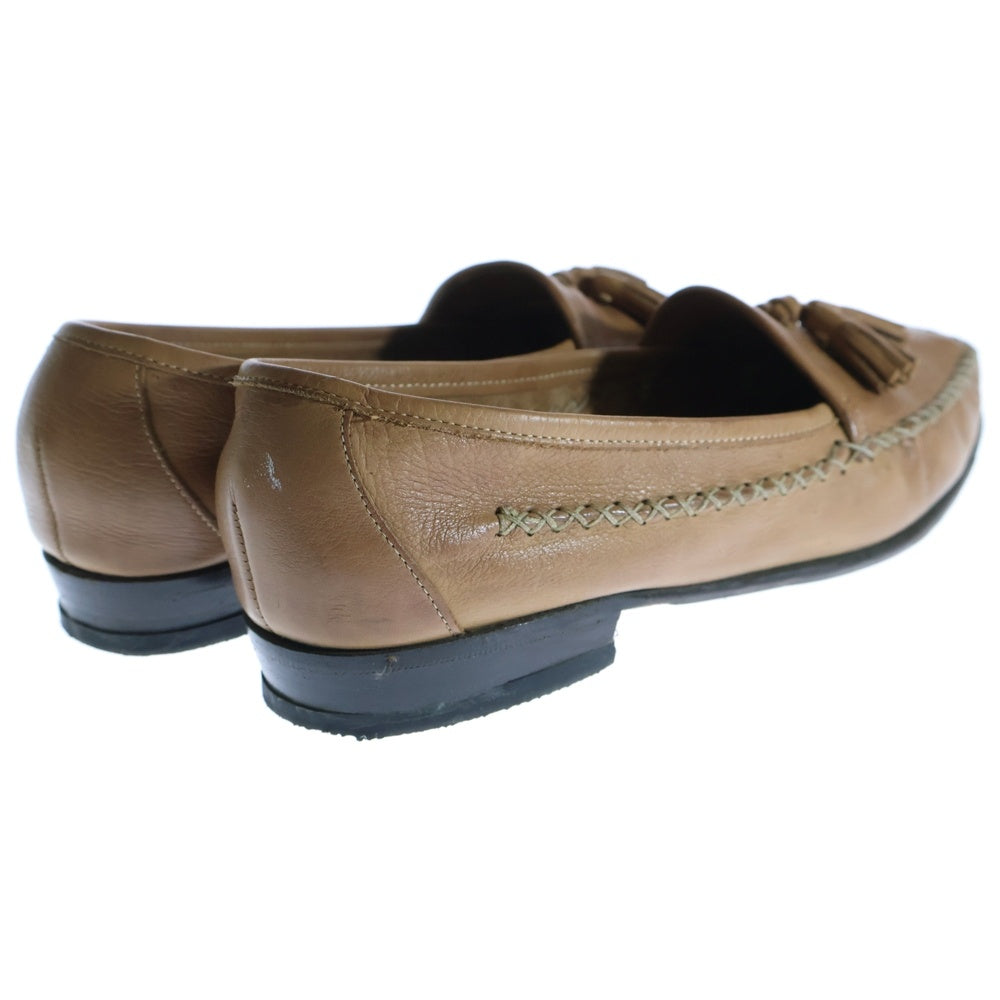 COLE HAAN(コール ハーン) タッセル ローヒール レザー ローファー パンプス シューズ ブラウン F6144