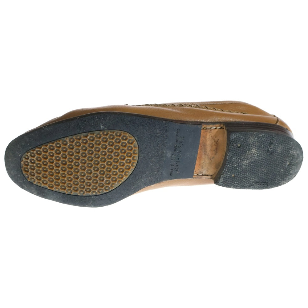 COLE HAAN(コール ハーン) タッセル ローヒール レザー ローファー パンプス シューズ ブラウン F6144