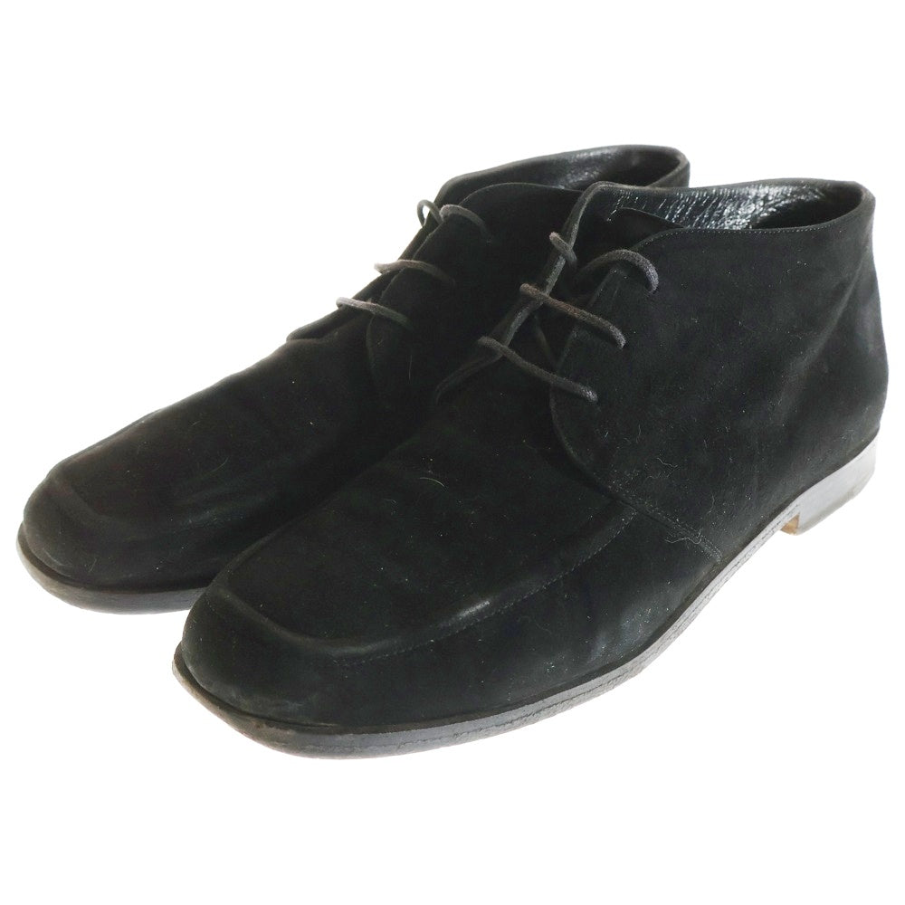 COLE HAAN(コール ハーン) スエードチャッカブーツ レースアップ シューズ ブラック F7353