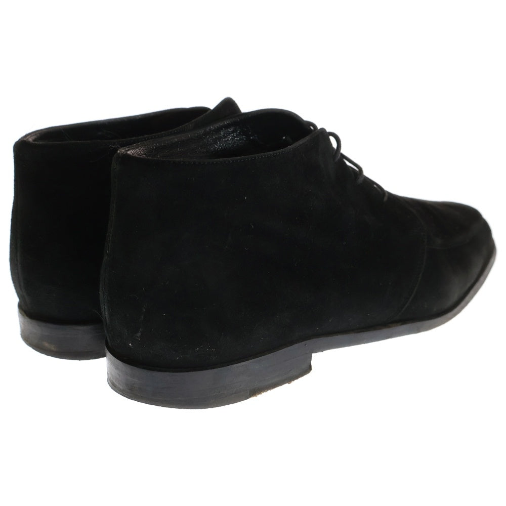 COLE HAAN(コール ハーン) スエードチャッカブーツ レースアップ シューズ ブラック F7353
