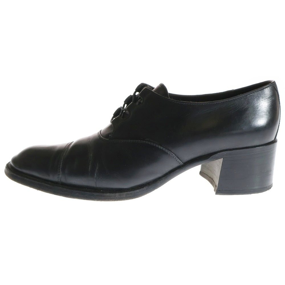 COLE HAAN(コール ハーン) WHITMAN ハイヒール レースアップレザーシューズ ブラック F7071