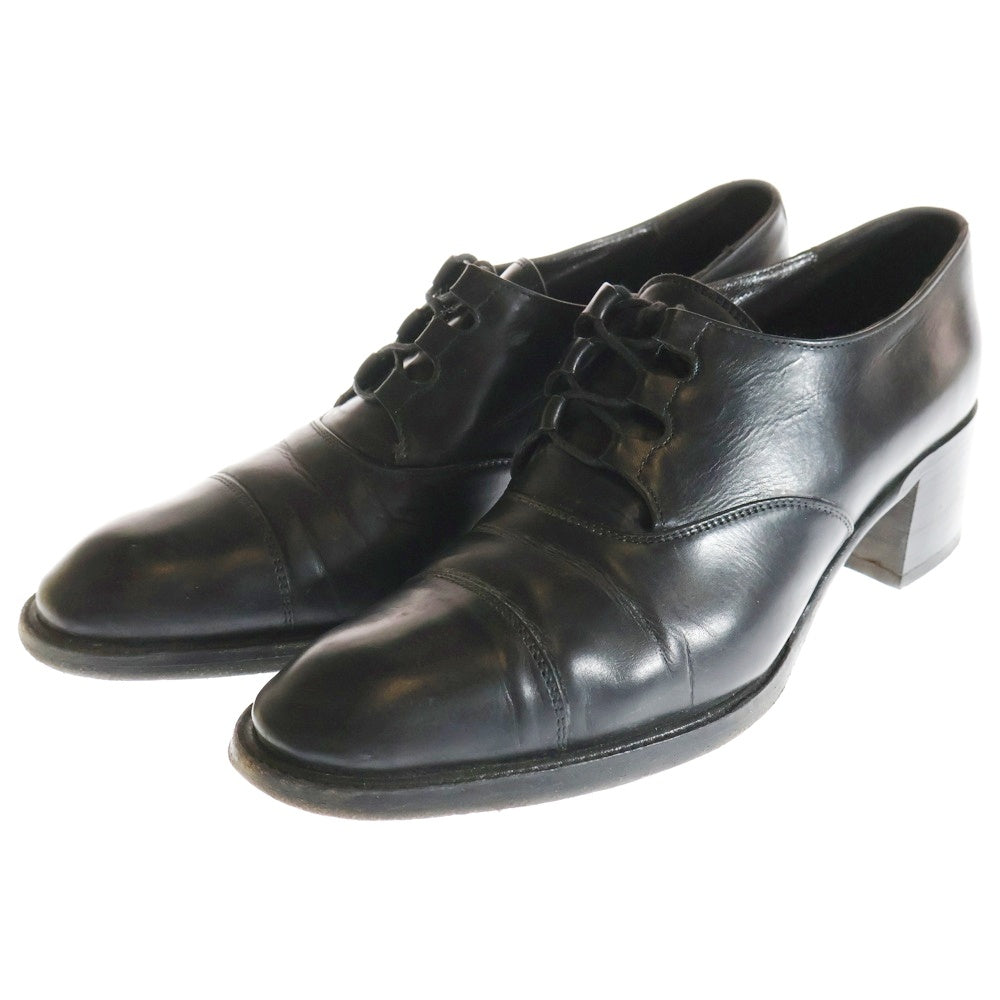 COLE HAAN(コール ハーン) WHITMAN ハイヒール レースアップレザーシューズ ブラック F7071