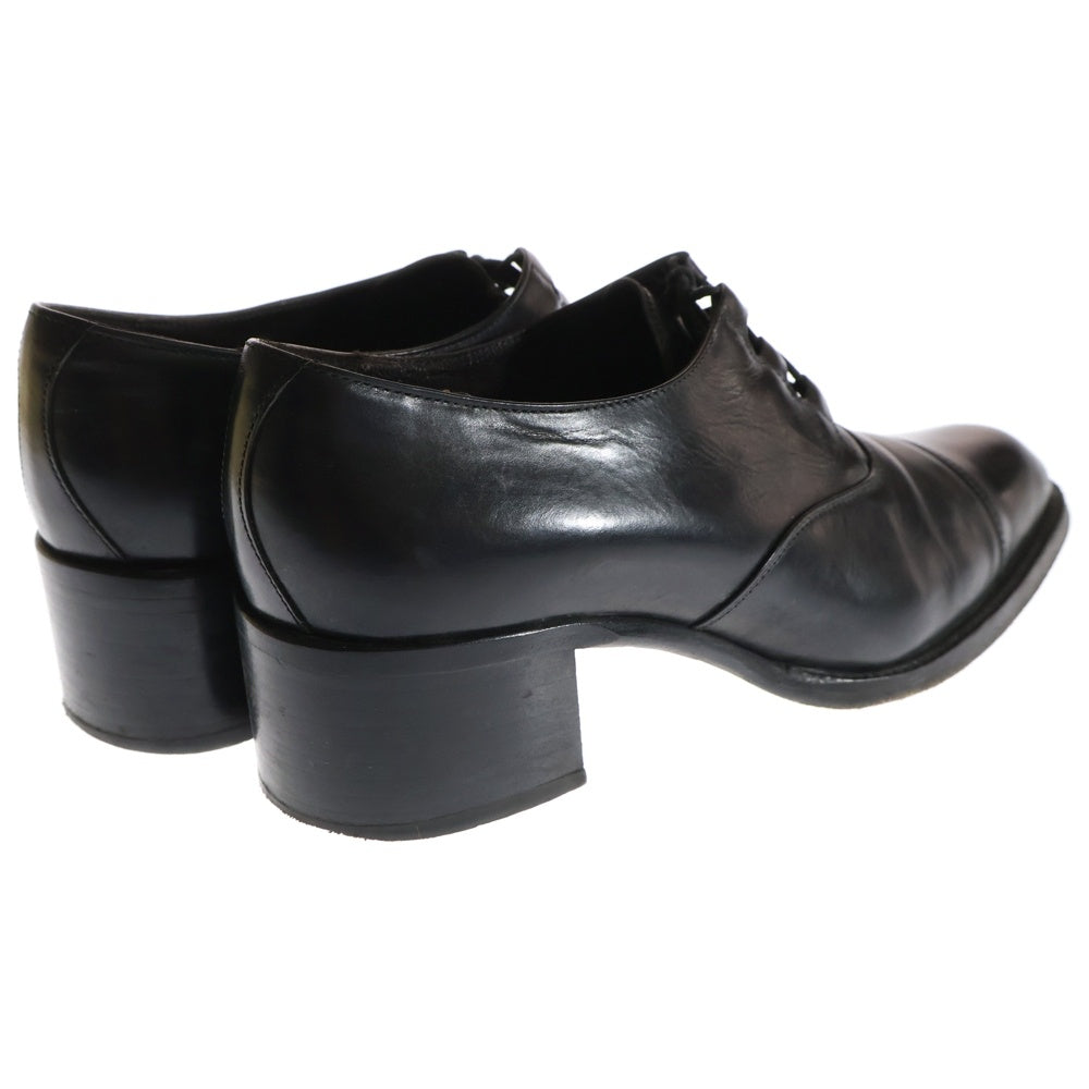 COLE HAAN(コール ハーン) WHITMAN ハイヒール レースアップレザーシューズ ブラック F7071