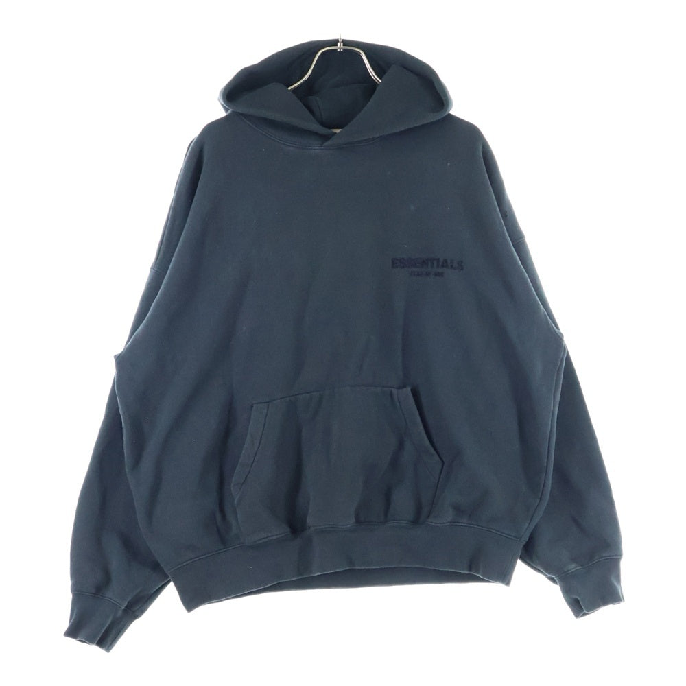 FEAR OF GOD ESSENTIALS(フィアオブゴッド エッセンシャルズ) フレクターロゴ プルオーバーフーディパーカー ブラック