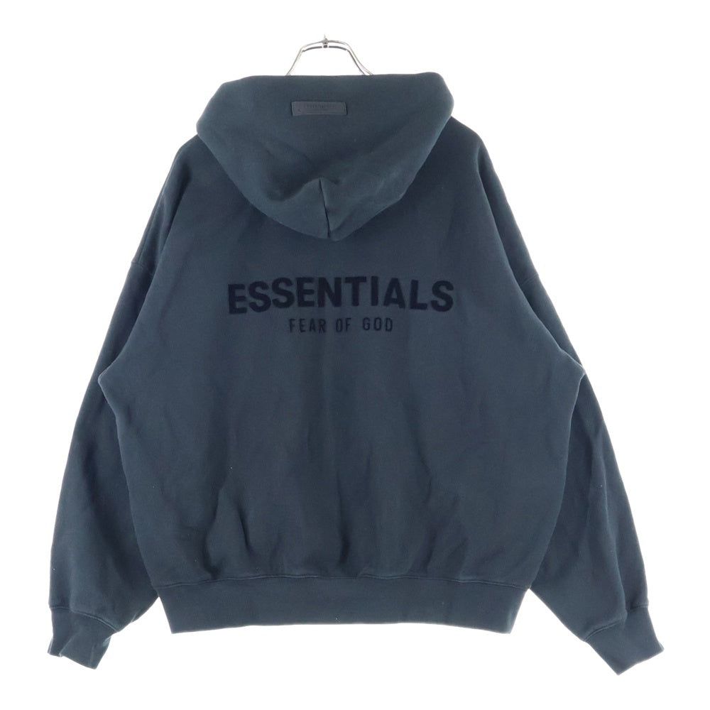 FEAR OF GOD ESSENTIALS(フィアオブゴッド エッセンシャルズ) フレクターロゴ プルオーバーフーディパーカー ブラック
