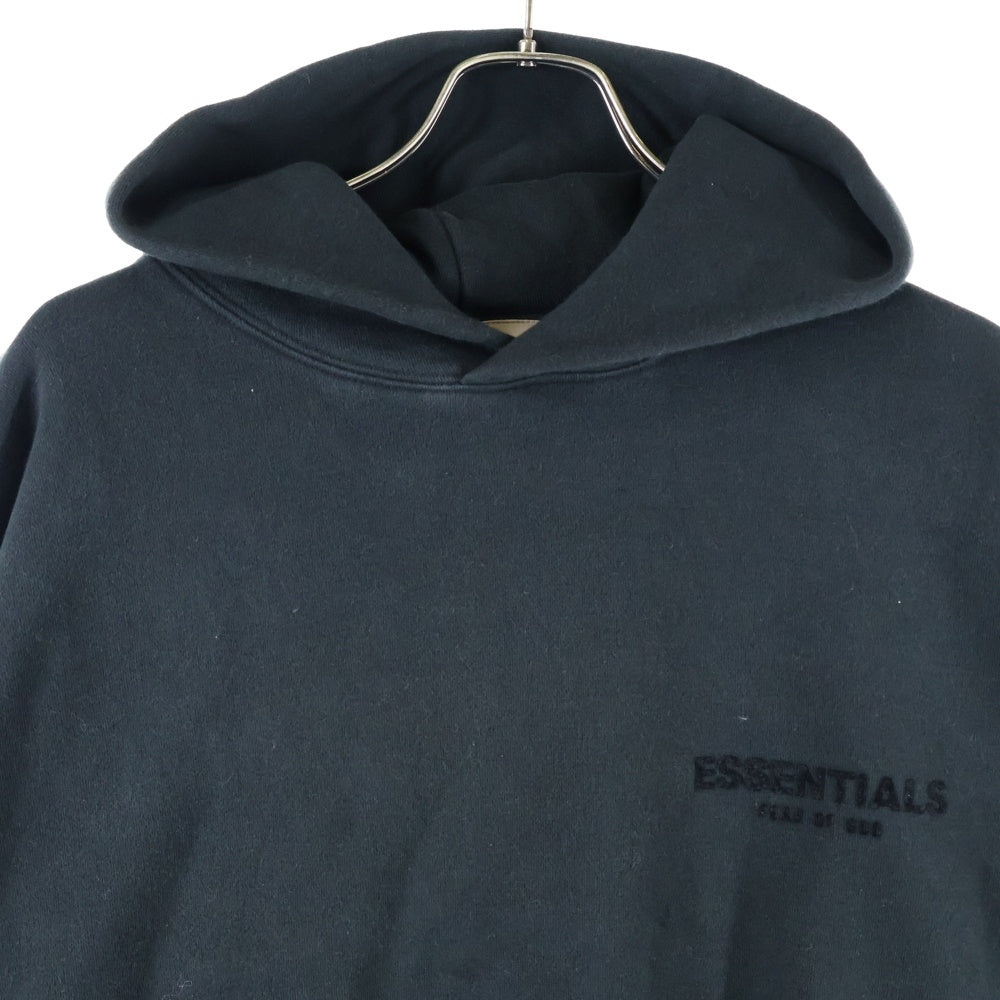 FEAR OF GOD ESSENTIALS(フィアオブゴッド エッセンシャルズ) フレクターロゴ プルオーバーフーディパーカー ブラック