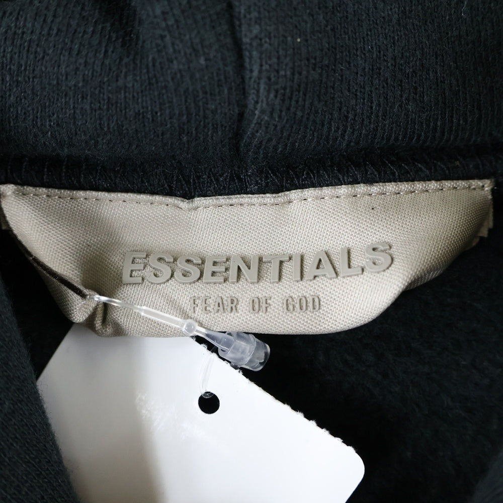 FEAR OF GOD ESSENTIALS(フィアオブゴッド エッセンシャルズ) フレクターロゴ プルオーバーフーディパーカー ブラック