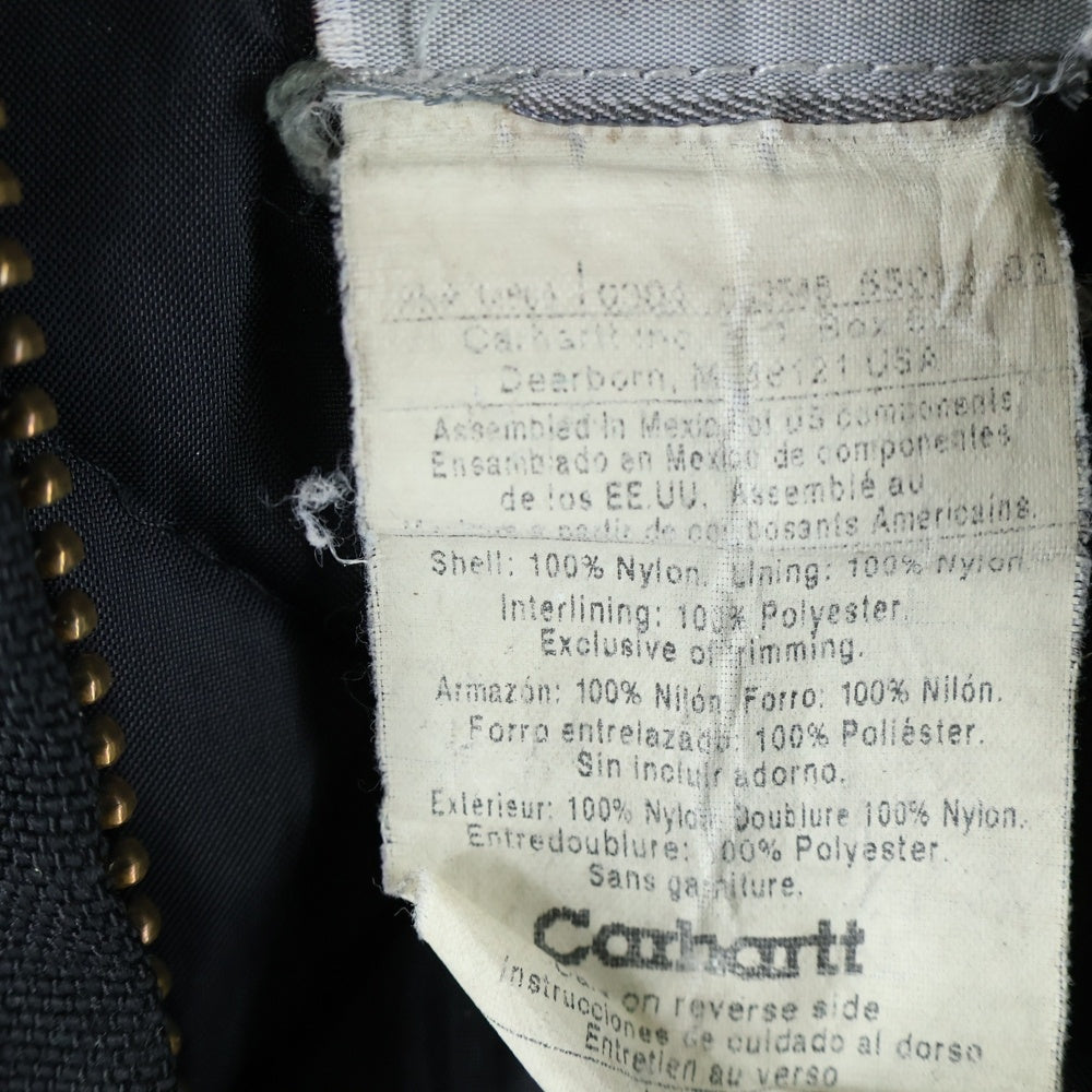 CARHARTT(カーハート) DUCK ACTIVE JACKET ダック ロゴパッチ キルティング アクティブジャケット ブラック