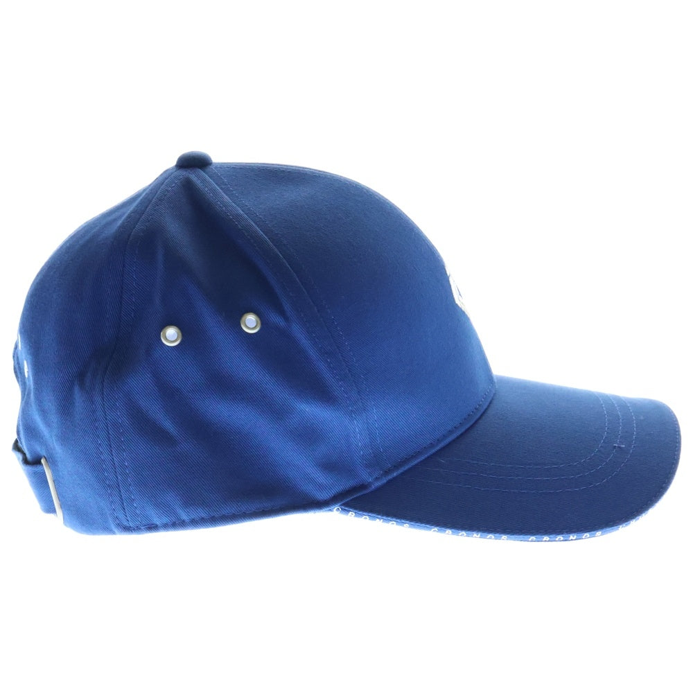 CRONOS(クロノス) Visor Trim Logo Cap ロゴ刺繍キャップ C06-CP-2505JG ブルー