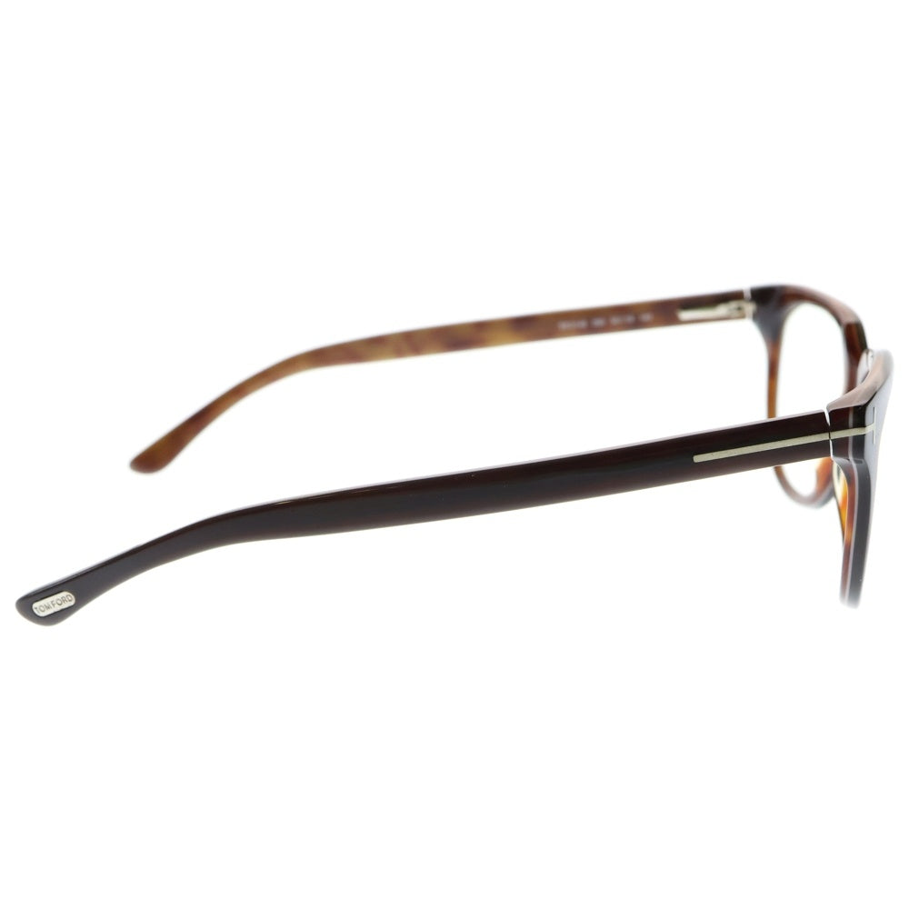 TOM FORD(トムフォード) Tバー ウェリントンサングラス アイウェア メガネ ブラウン 眼鏡 TF5148 度入り