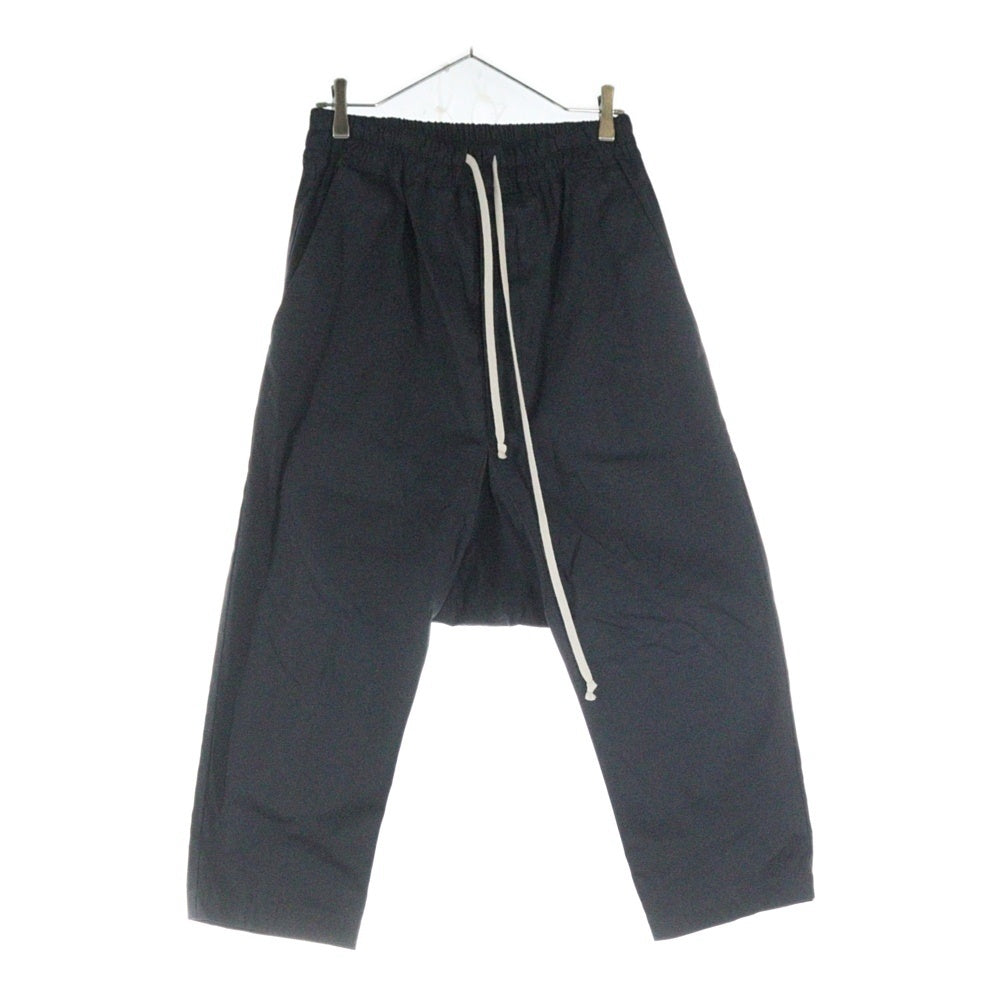 Rick Owens(リックオウエンス) 25SS ドローストリング クロップドパンツ ブラック RU01E5381-TE