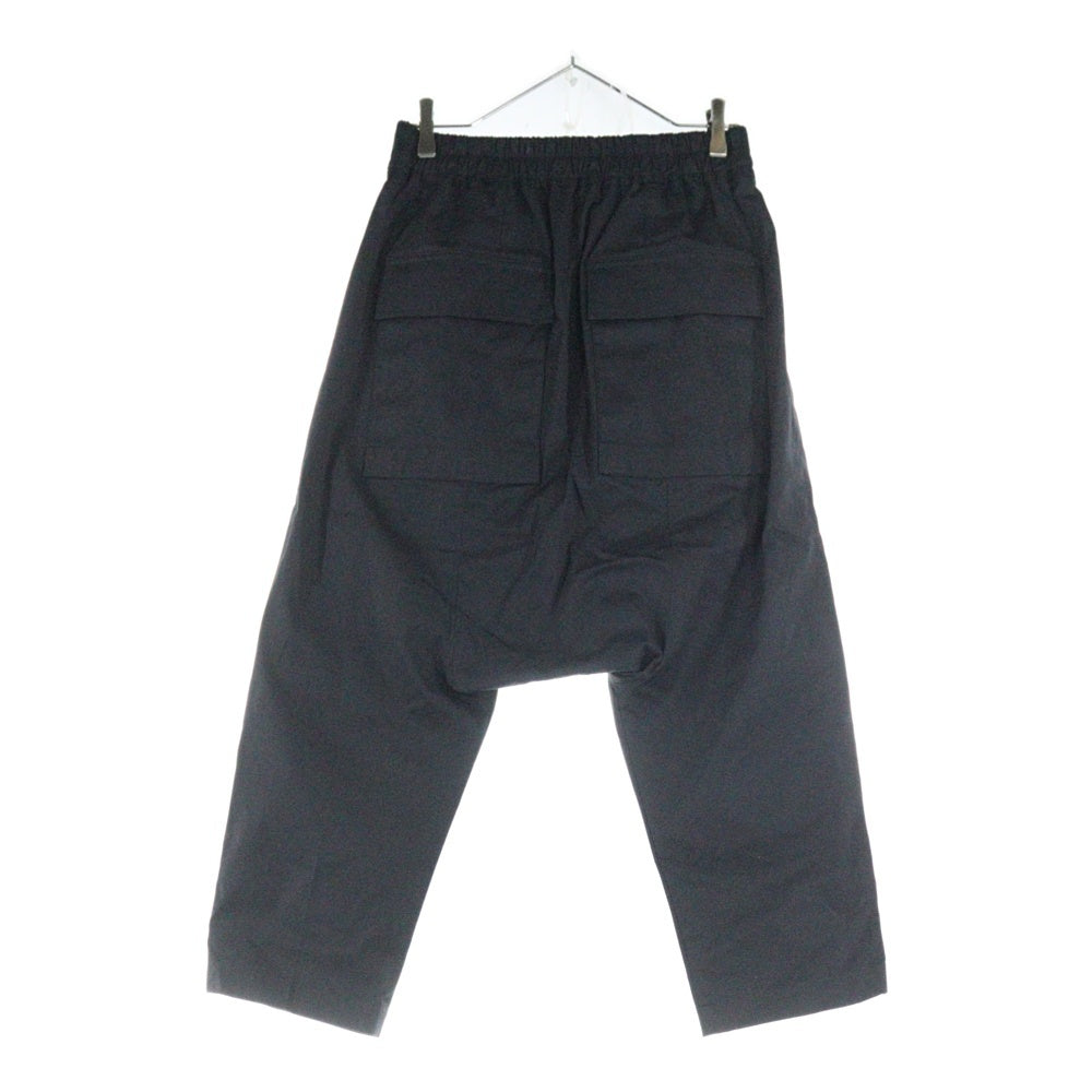 Rick Owens(リックオウエンス) 25SS ドローストリング クロップドパンツ ブラック RU01E5381-TE