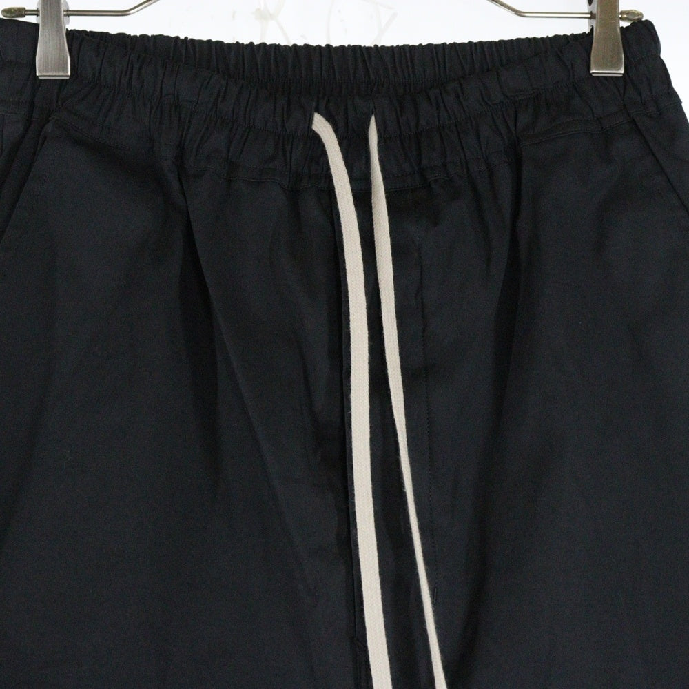 Rick Owens(リックオウエンス) 25SS ドローストリング クロップドパンツ ブラック RU01E5381-TE