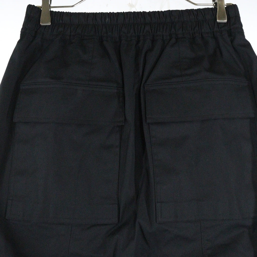 Rick Owens(リックオウエンス) 25SS ドローストリング クロップドパンツ ブラック RU01E5381-TE