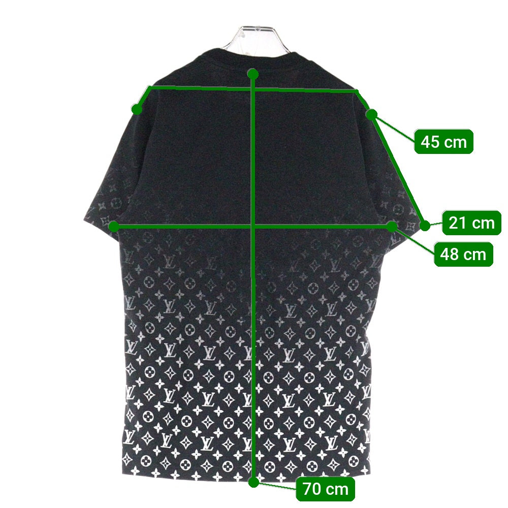 LOUIS VUITTON(ルイヴィトン) 21AW LVSE モノグラムグラディエント 半袖Tシャツ カットソー ブラック RM212Q NPG HKY46W