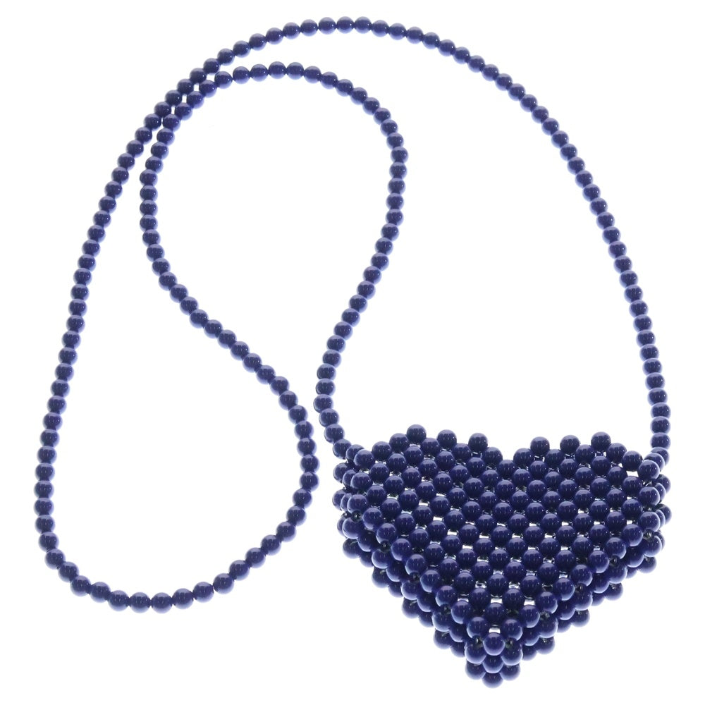 HUMAN MADE(ヒューマンメイド) HEART BEADED BAG ハート ビーズ バッグ ブルー