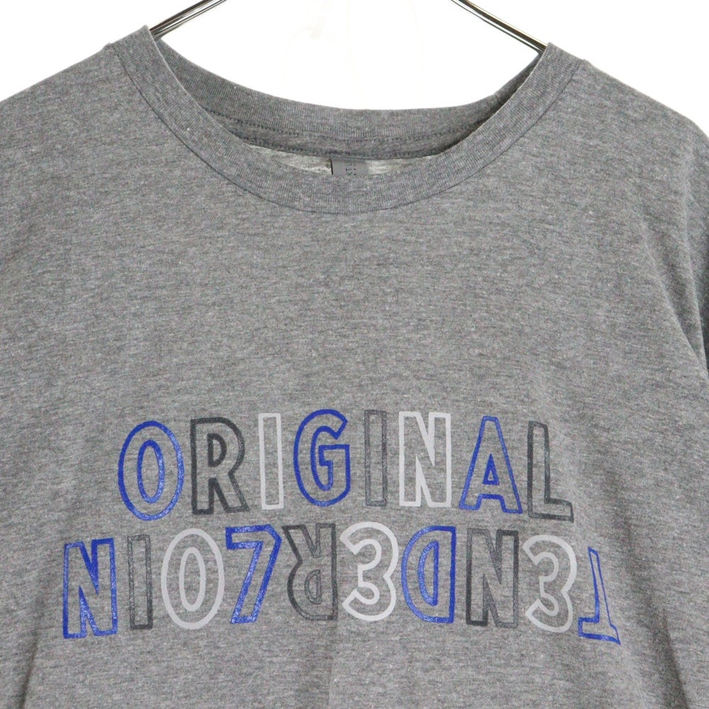 TENDERLOIN(テンダーロイン) 22SS TEE 2B フロントロゴプリント 半袖Tシャツカットソー グレー